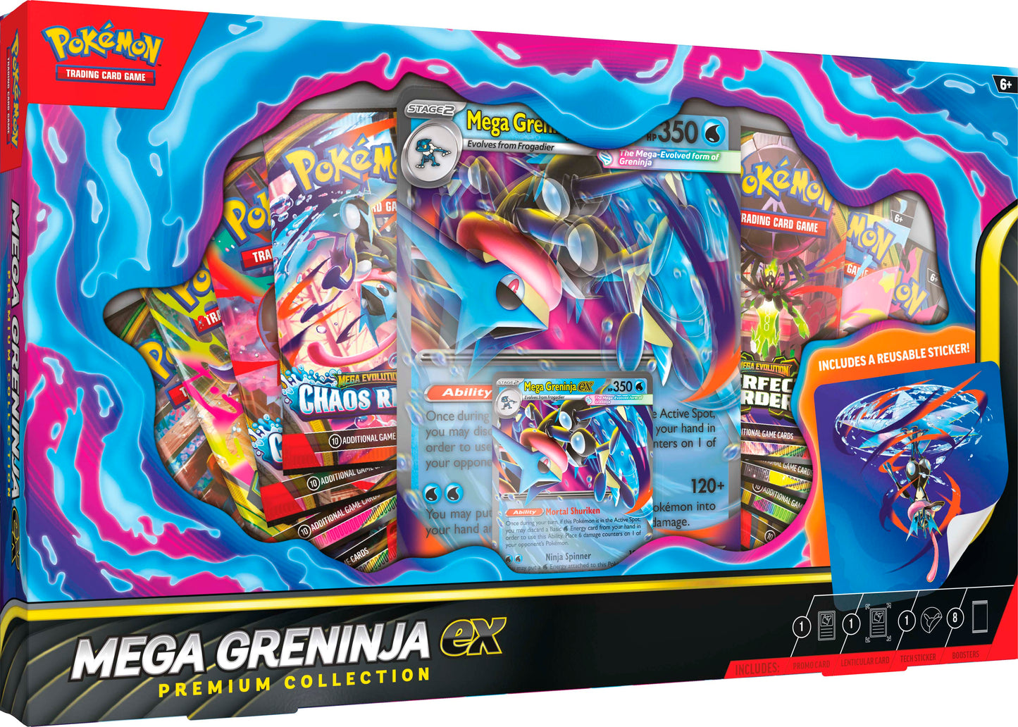 POKEMON MEGA GRENINJA PREMIUM BOX 3/7