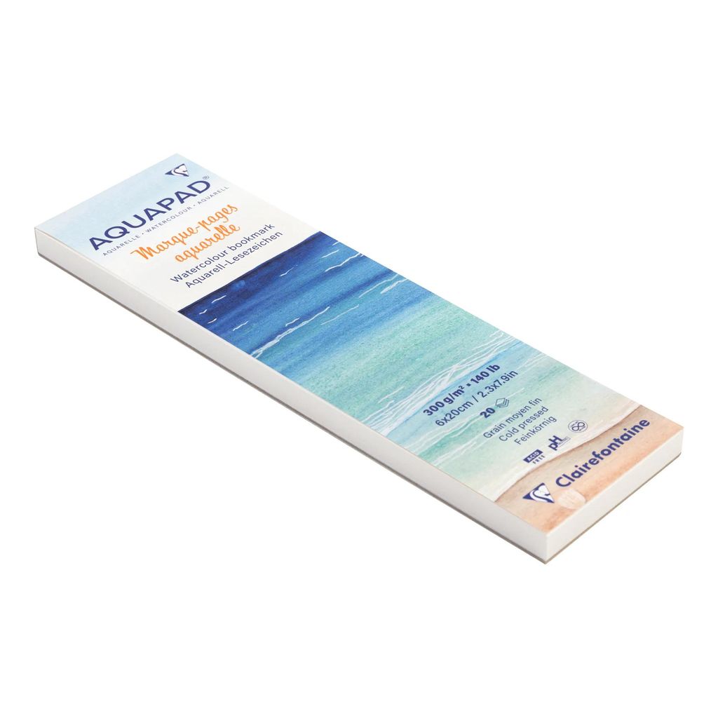 AQUAPAD WATERCOLOUR BOOKMARK 6X20 CM