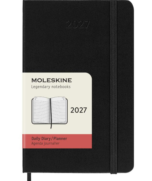 MOLESKINE  CLASSIC HARD 12M DAILY POCKET SORT 2027