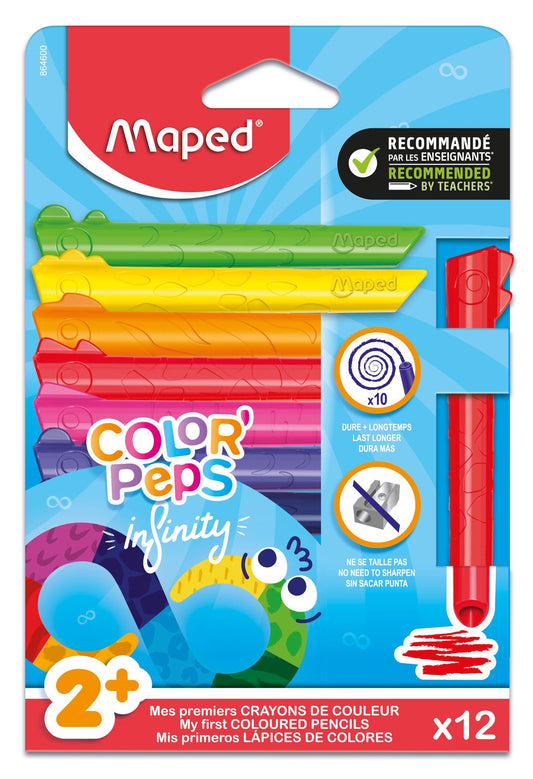MAPED FARVEKRIDT 12 STK.