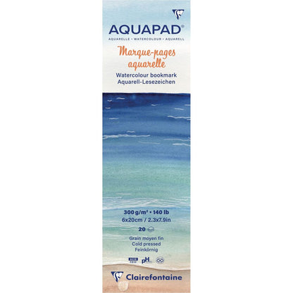 AQUAPAD WATERCOLOUR BOOKMARK 6X20 CM