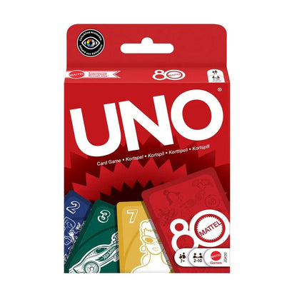 UNO MATTEL 80TH RUBY RED