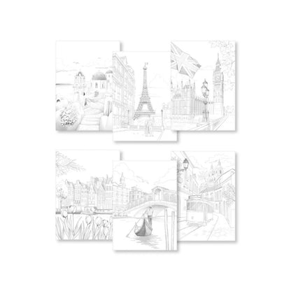 CLAIREFONTAINE AKVARELBLOK BYER A4