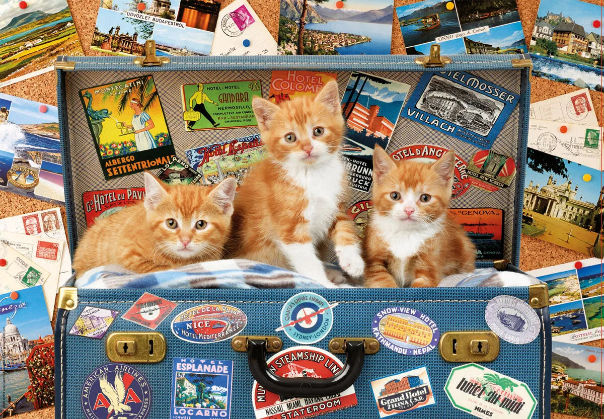 EDUCA TRAVELLING KITTENS 200 BRIKKER