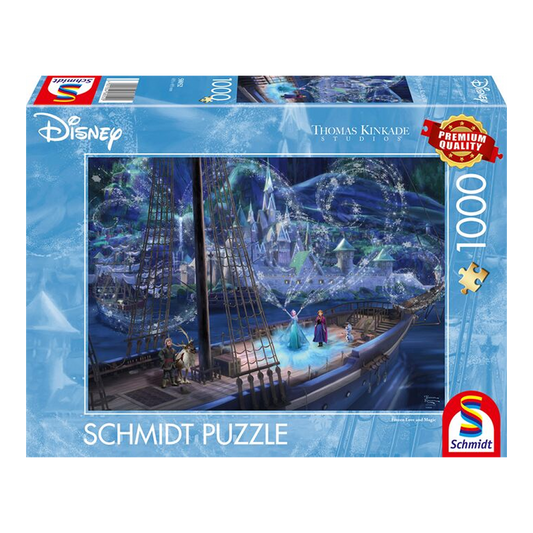 THOMAS KINKADE DISNEY FROZEN, LOVE AND MAGIC 1000 BRIKKER