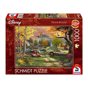 THOMAS KINKADE DISNEY - FOX AND HOUND 1000 BRIKKER