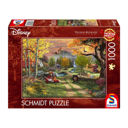 THOMAS KINKADE DISNEY - FOX AND HOUND 1000 BRIKKER