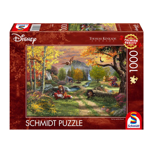 THOMAS KINKADE DISNEY - FOX AND HOUND 1000 BRIKKER