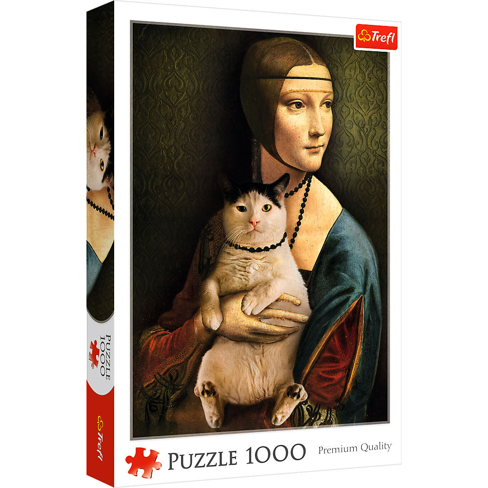 LADY WITH A CAT 1000 BRK