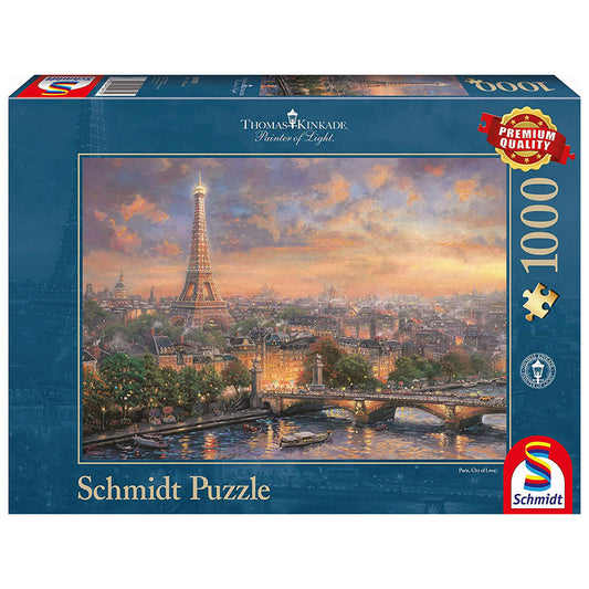 THOMAS KINKADE PARIS CITY OF LOVE 1000 BRIKKER
