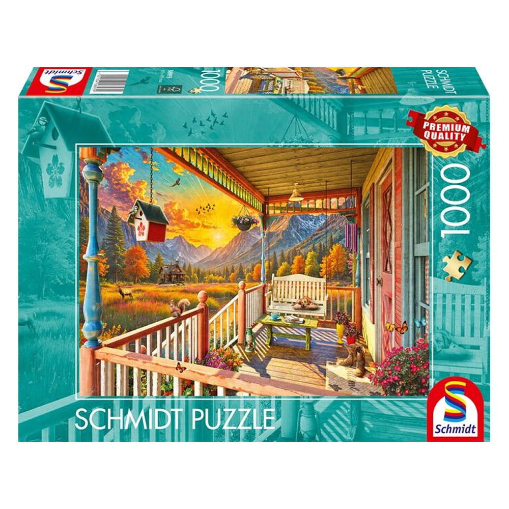 MOUNTAIN VERANDA 1000 BRIKKER SCHMIDT PUZZLE