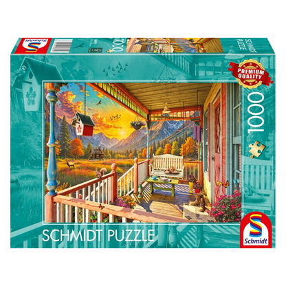 MOUNTAIN VERANDA 1000 BRIKKER SCHMIDT PUZZLE