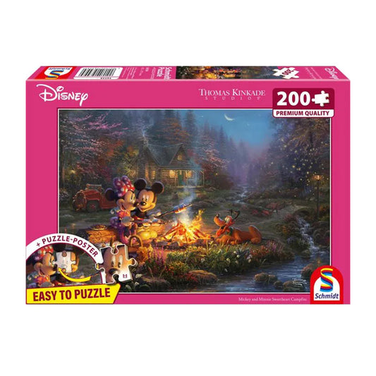 THOMAS KINKADE MICKEY & MINNIE SWEETHEART CAMPFIRE 200 BRIKKER