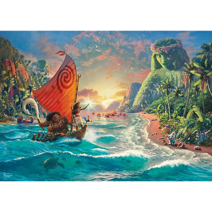 THOMAS KINKADE DISNEY VAIANA MOANA 1000 BRIKKER