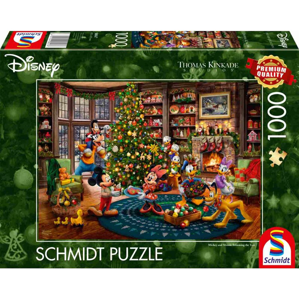 DISNEY, MICKEY & MINNIE TRIMMING THE TREE 1000 BRIKKER