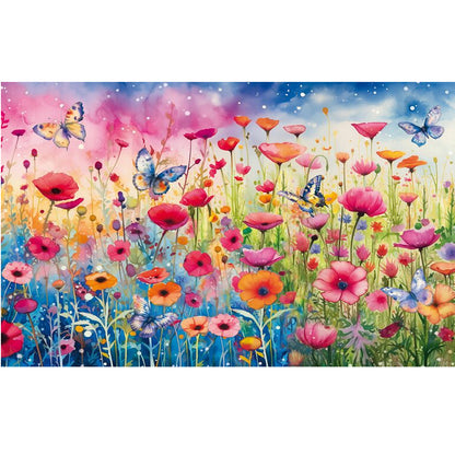 POPPY FIELD 1000 BRIKKER