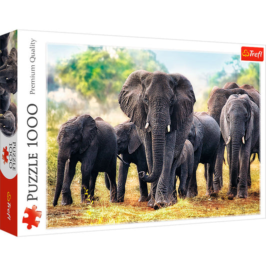 AFRICANS ELEPHANTS 1000 BRIKKER