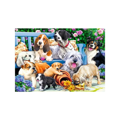 DOGS IN THE GARDEN 1000 PCS