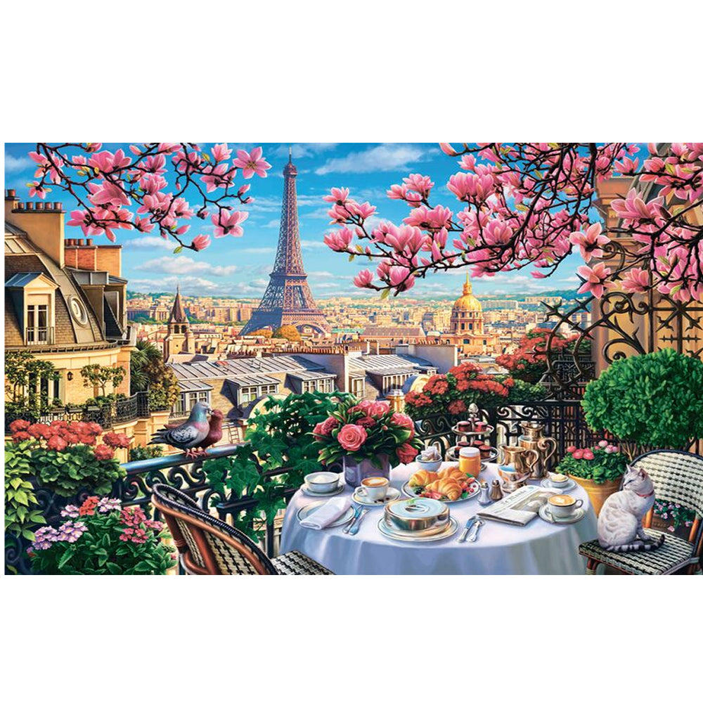 BREAKFAST IN PARIS 1000 BRIKKER