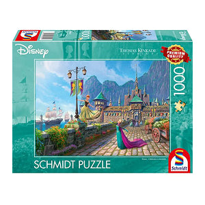 THOMAS KINKADE FROZEN CELEBRATING ON ARENDELLE 1000 BRIKKER