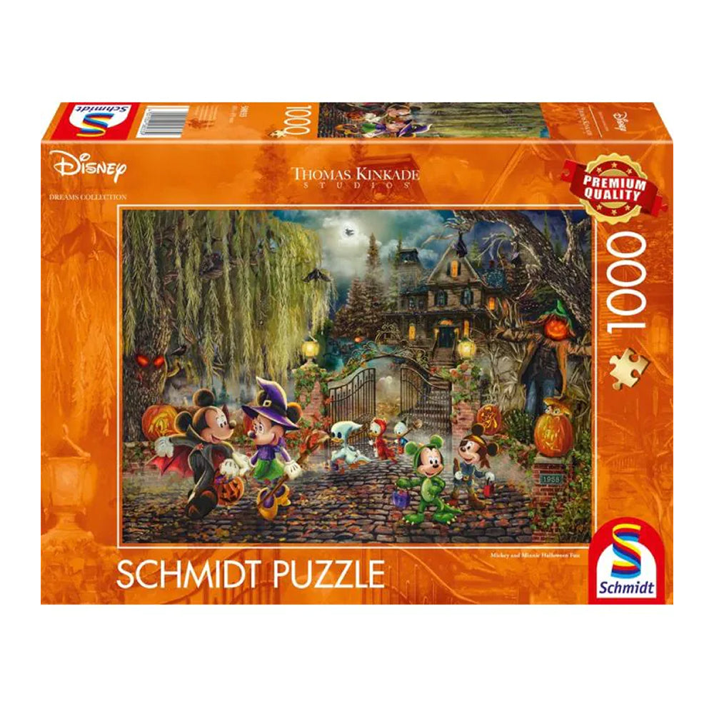 THOMAS KINKADE MICKEY & MINNIE HALLOWEEN FUN 1000 BRIKKER