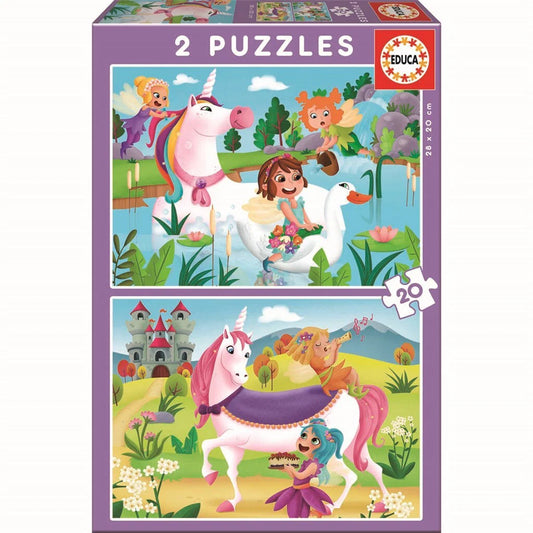 UNICORNS AND FAIRIES 2X20 PCS