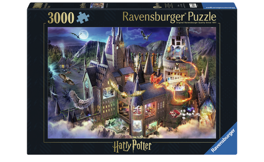RAVENSBURGER HOGWARTS CASTLE CUTAWAY 3000 BRIKKER