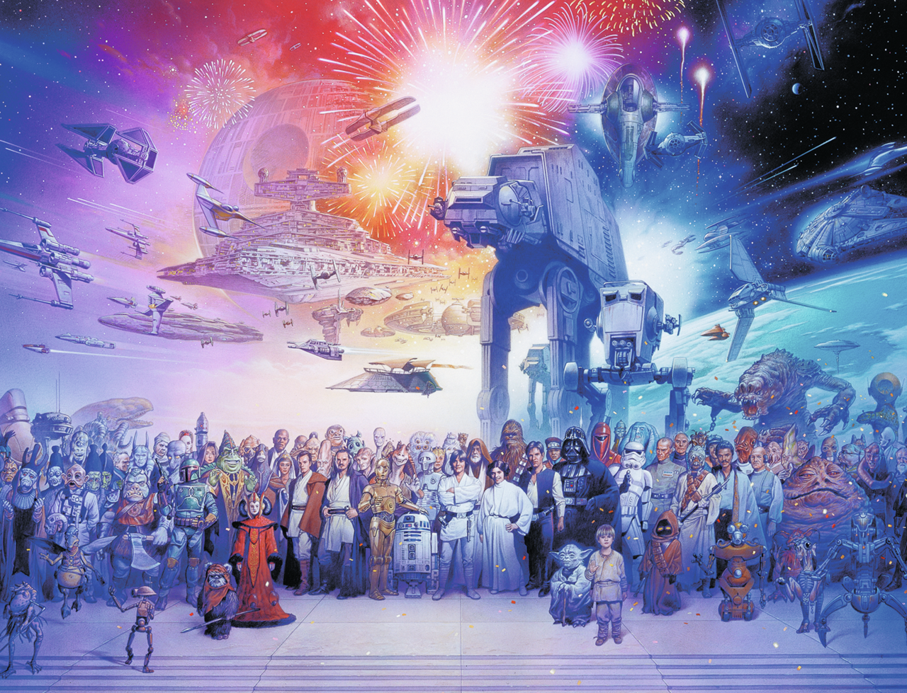 RAVENSBURGER STAR WARS UNIVERS 2000 BRIKKER