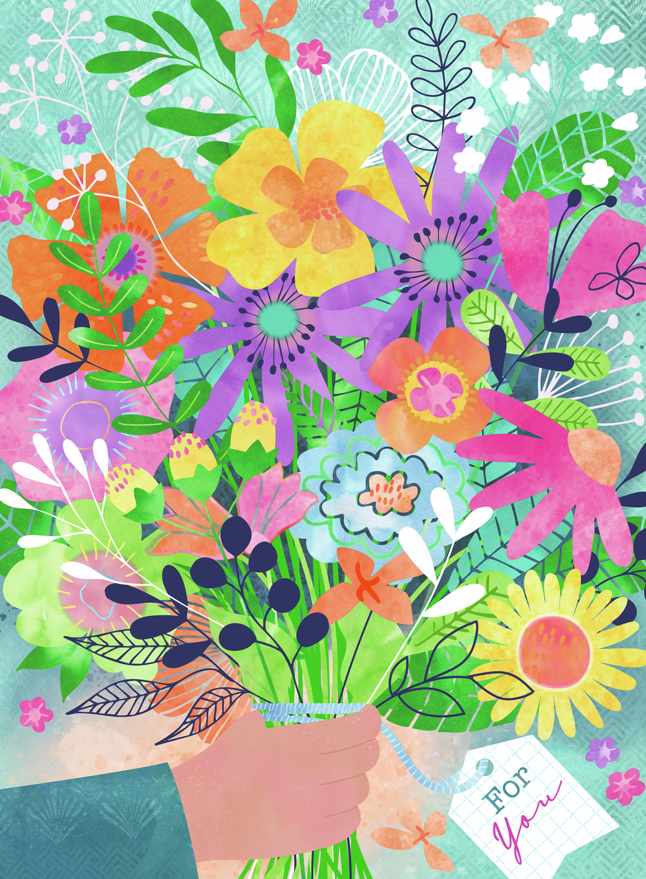 FLOWERS FOR YOU 500 PCS.