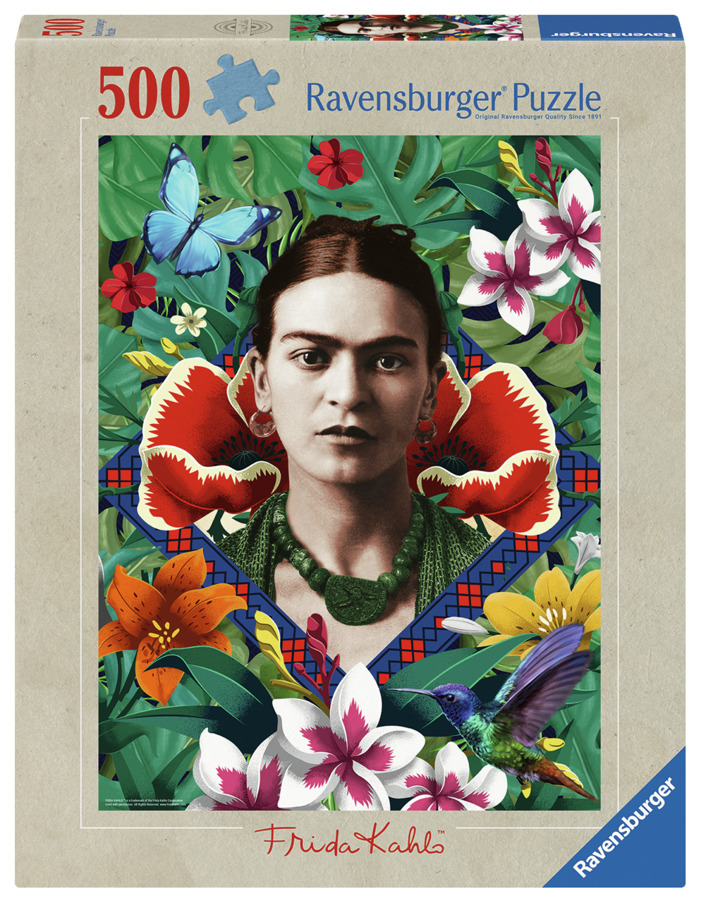 RAVENSBURGER FRIDA KAHLO: BLOOMING FANTASY 500PCS