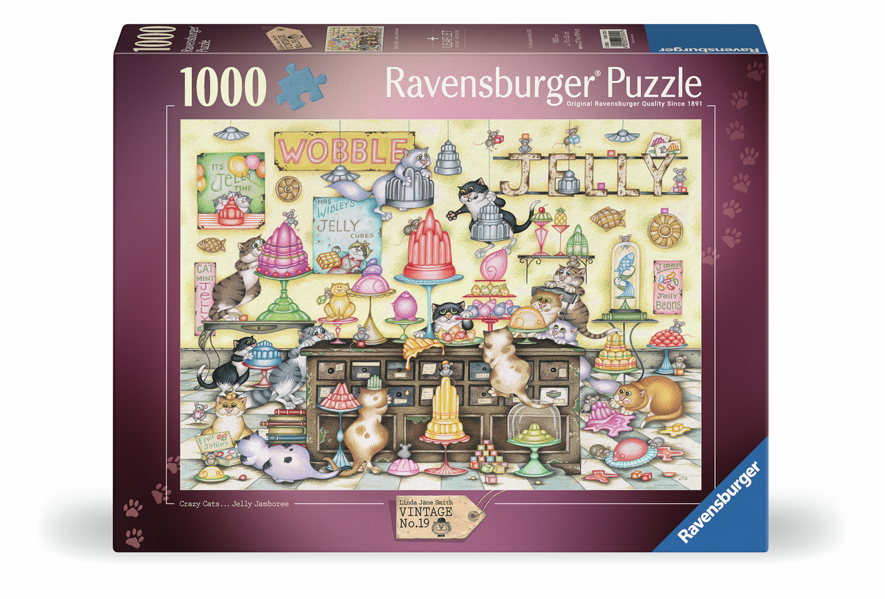 CRAZY CATS THE JELLY SHOP 1000 PCS
