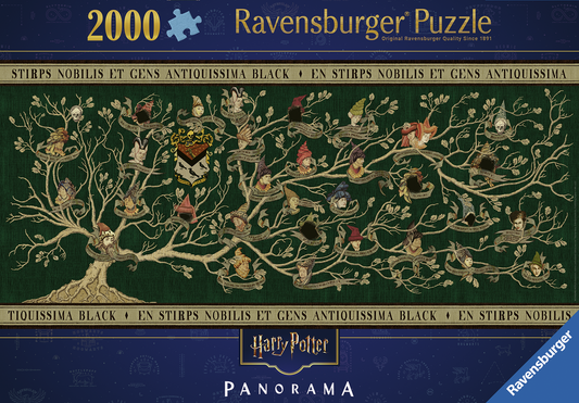 RAVENSBURGER HARRY POTTER BLACK FAMILY TREE 2000 BRIKKER