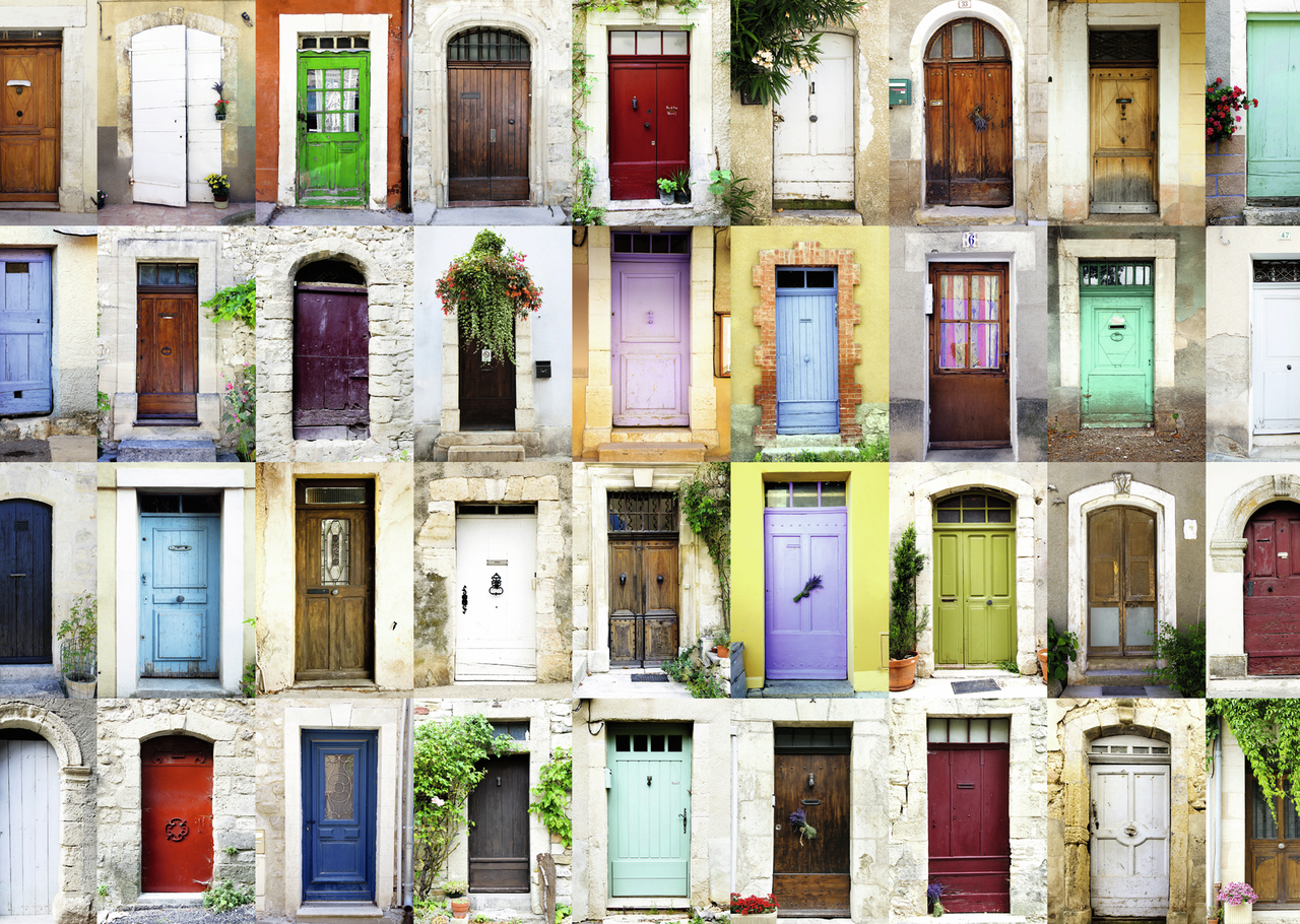 BEAUTIFUL DOORS IN PROVENCE 1000 PCS