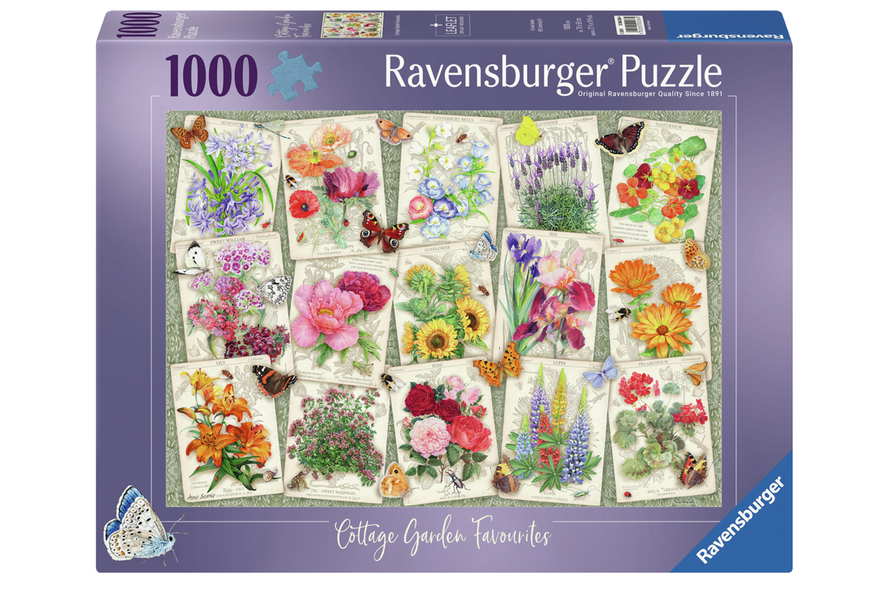 RAVENSBURGER COTTAGE GARDEN 1000 BRIKKER