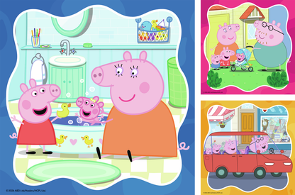 RAVENSBURGER PEPPA PIG FAMILY FIRST 3X49PCS