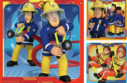 RAVENSBURGER FIREMAN SAM TO THE RESCUE 3X49 PCS