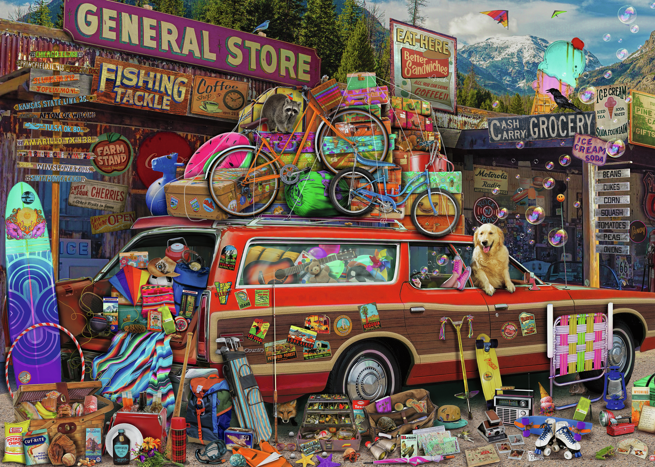 RAVENSBURGER FAMILY VACATION 1000 PCS