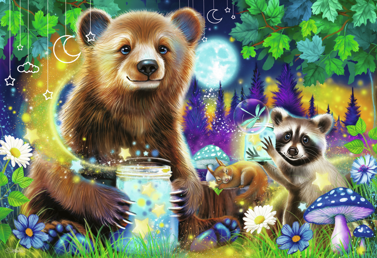 RAVENSBURGER LOVABLE WOODLAND FRIENDS 2X24PCS