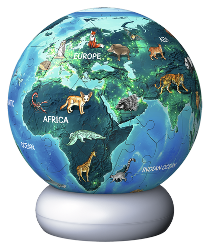 3D EARTH NIGHT LIGHT PUZZLE 73 PCS.