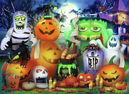 RAVENSBURGER SPOOKY FUN 100 BRIKKER