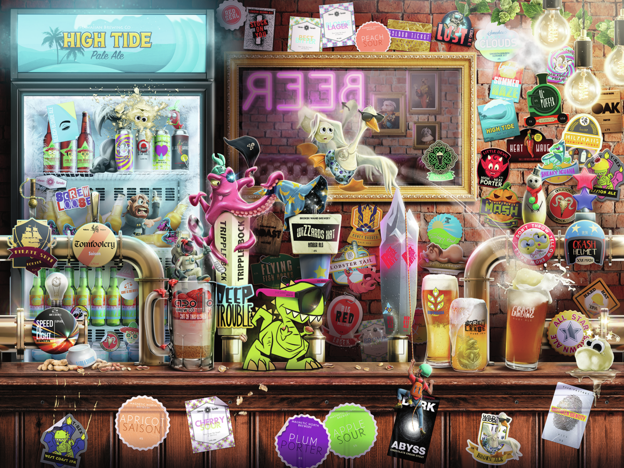 RAVENSBURGER CRAFT BEER BONANZA 1500 BRIKKER