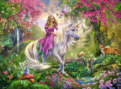 RAVENSBURGER PUSLESPIL MAGICAL RIDE 100PCS