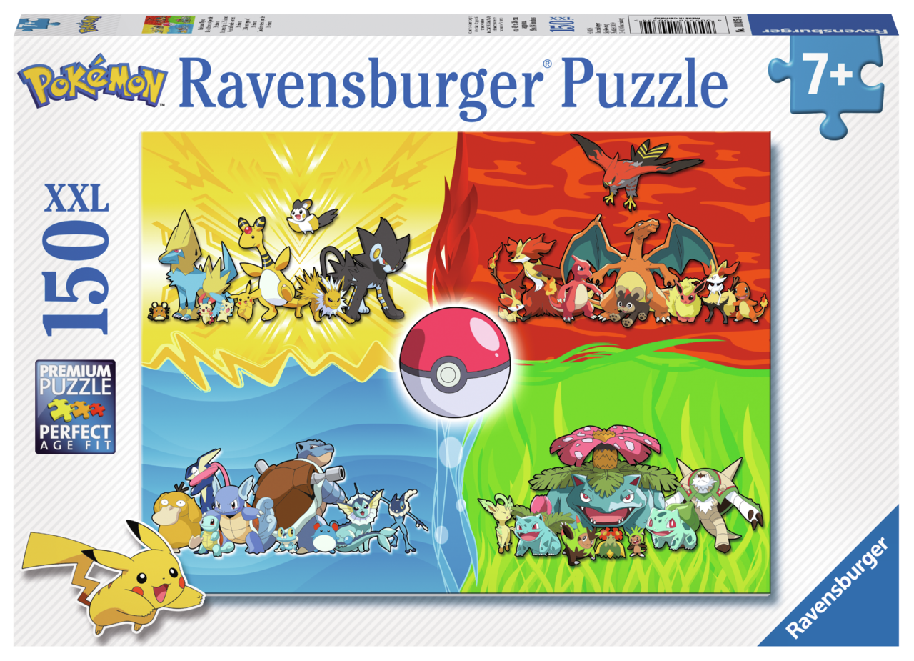 RAVENSBURGER POKEMON PIKACHU AND CO. 150 BRIKKER