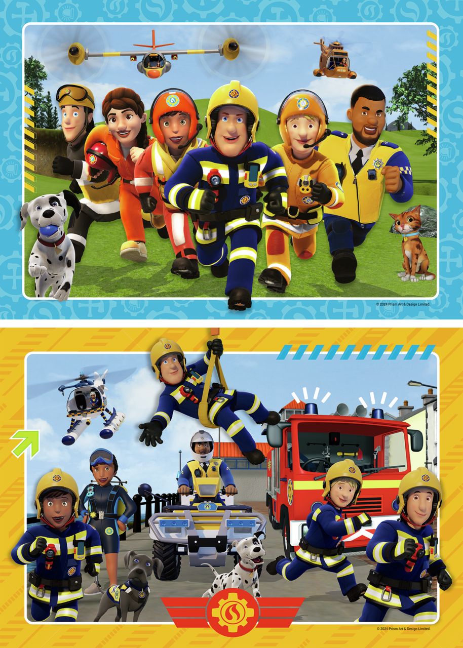 FIREMAN SAM 2X12 BRIKKER