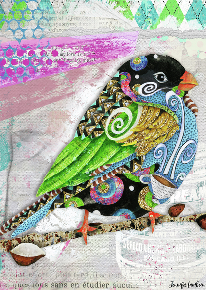 SWIRLY BIRDS 1000 BRIKKER