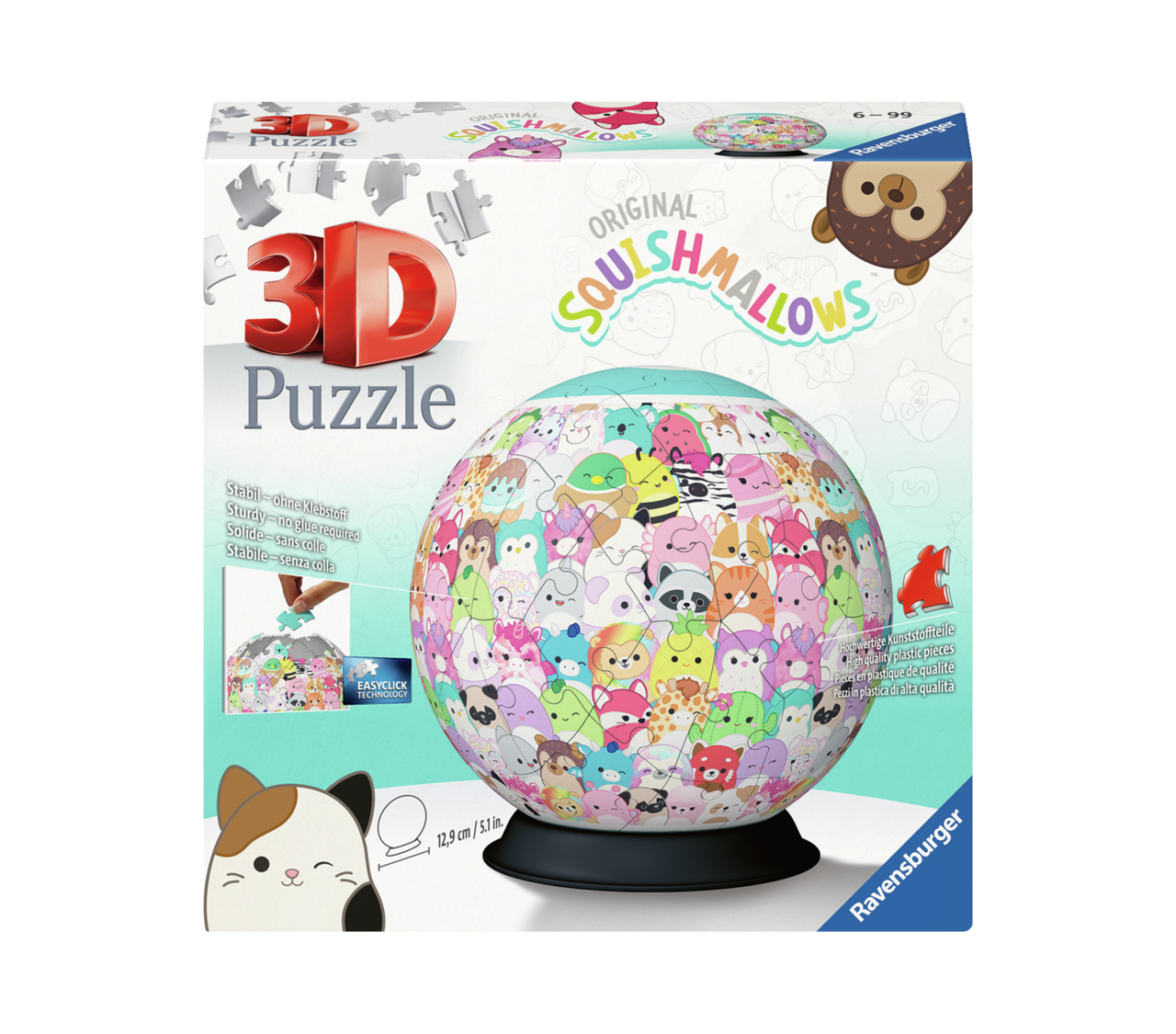 SQUISHMALLOWS 3D PUZZLE 73 PCS.