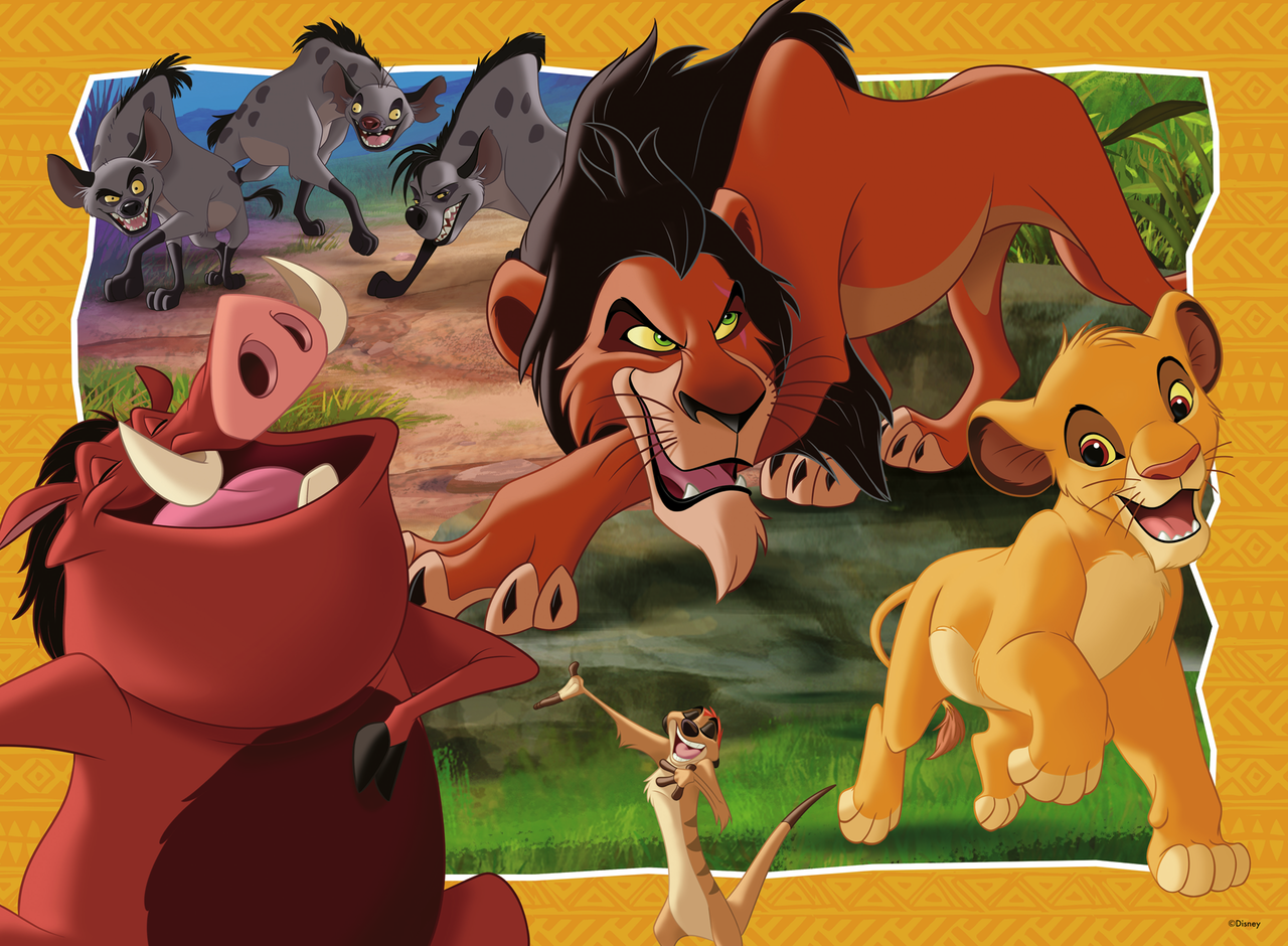 RAVENSBURGER PUSLESPIL 200 XXL LION KING