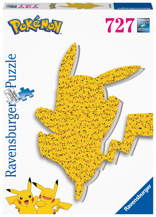 RAVENSBURGER POKÉMON SHAPED PIKACHU 727 BRIKKER