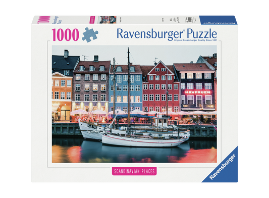 RAVENSBURGER COPENHAGEN DENMARK 1000 BRIKKER