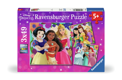 RAVENSBURGER DISNEY PRINCESS 3X49 BRIKKER